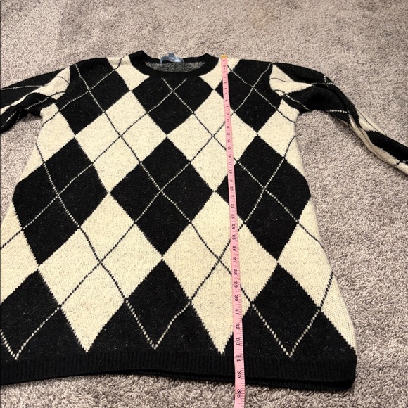 EUC Courtney Grow x Antonio Melani Cleo Argyle Sweater Dress S - Picture 7 of 10